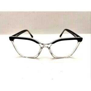 McAllister Eyeglasses MC4523 (001) Black Crystal Frames Only Black 53-17-140